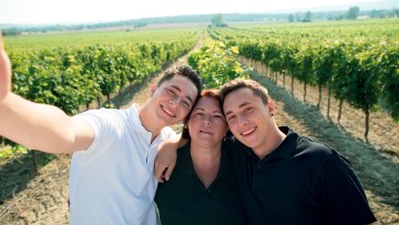 Béatrice, vigneron