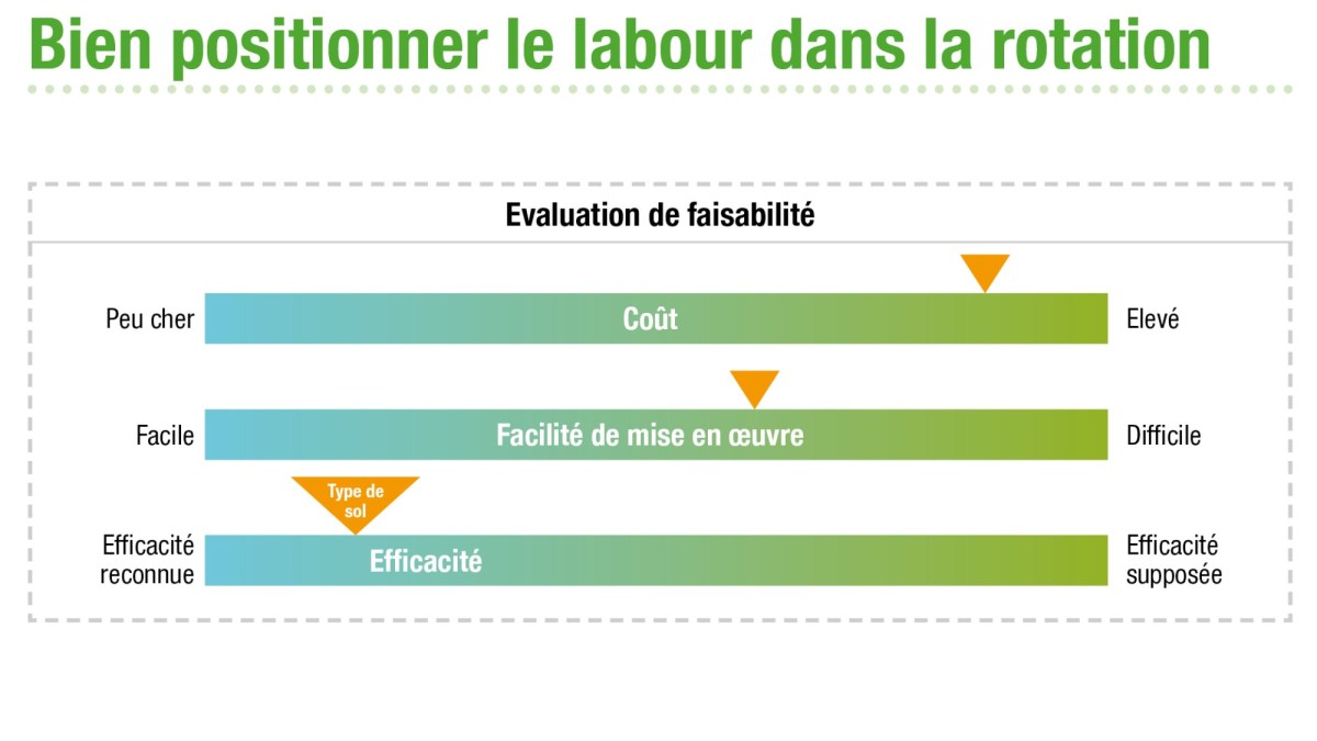 Bien positionner le labour dans la rotation.