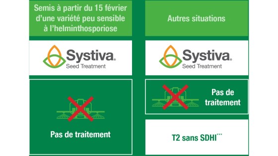 systiva bouscule la protection fongicide de l'orge de printemps