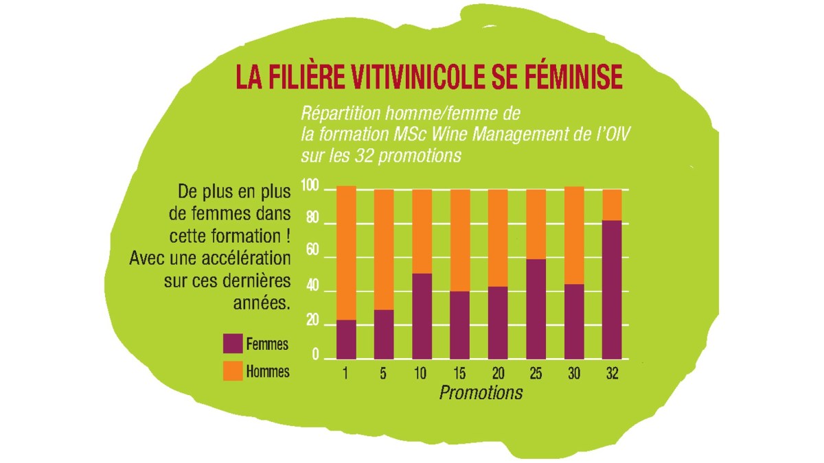 la filière vitivinicole se féminise